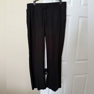Old Navy Black linen blend Pants Comfortable